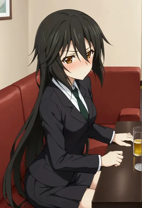 nsfw,masterpiece,best quality,high resolution,very detailed,chifuyu orimaru\(infinite stratos\),long hair、bangs、black hair、hair ...