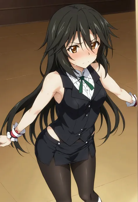 nsfw,masterpiece,best quality,high resolution,very detailed,chifuyu orimaru\(infinite stratos\),long hair、bangs、black hair、hair ...