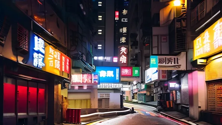 future, cyberpunk, hong kong, underground, streets, dark, night, dirty