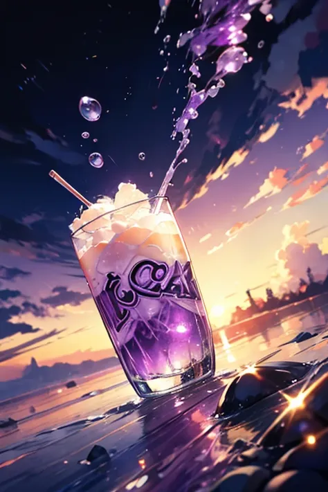 Purple country cream soda