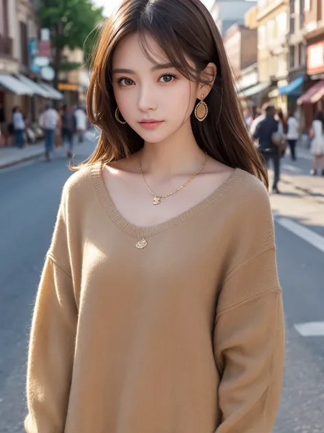 最high quality、masterpiece、High resolution、1 female、necklace、gem、Earrings、Beautiful Face、Body Up:1.7、Tyndall effect、Realistic、Rim Light、Two-tone lighting、(High resolutionスキン:1.2)、8K UHD、Digital SLR、Soft lighting、high quality、Volumetric lighting、photograph、H...