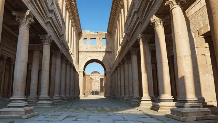 autostereogram, stereogram, ancient roman architecture, autostereogram, stereogram, 