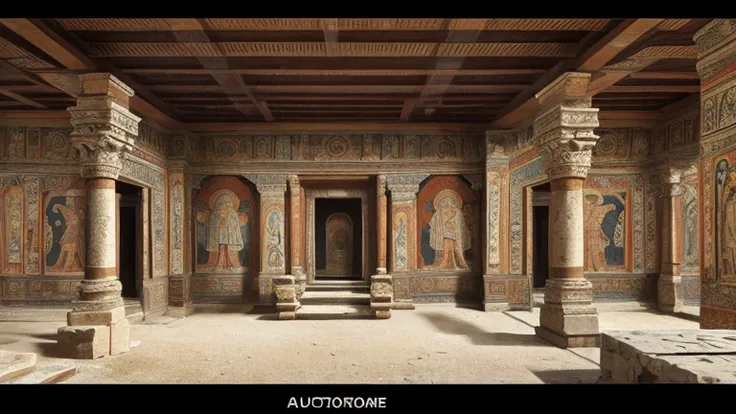 Autostereogram, stereogram, Ancient murals, null, Autostereogram, stereogram, 