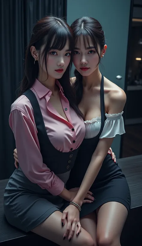 (32K:1.9, Realistic:1.9, Best Quality, masterpiece, Ultra-high resolution),  perfect dynamic composition:1.3,  highly detailed skin and face textures :1.3, bank, (( Overnight Customer Service :1.5,  Professional Low Angle Camera Work:1.5)), Cinema Lighting...