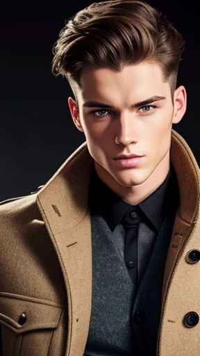 A young Scottish male model focusing on the face.