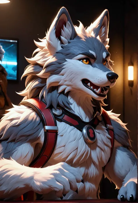 score_9, score_8_up, score_7_up,score_6_up, source_furry, Furry Mix PDXL, 1 furry male wolf, highly detailed, hyperrealistic, extremely fluffy,,, dynamic pose, beautiful vibrant colors, intricate details, cinematic lighting, photorealistic, 8k, masterpiece...