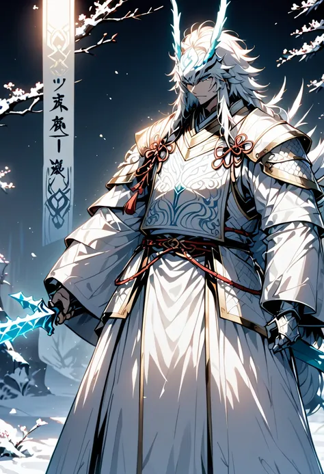 Hakus appearance as a captain of the thirteen divisions would be adapted to reflect his personality and abilities. He would wear white samurai armor with a chainmail vest, and would carry two ice blades instead of needles. His overall appearance would be m...