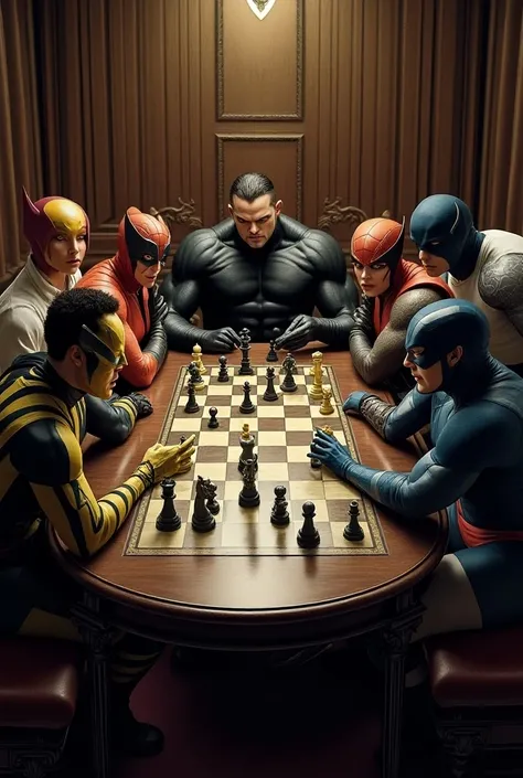 The X-Men play chess 