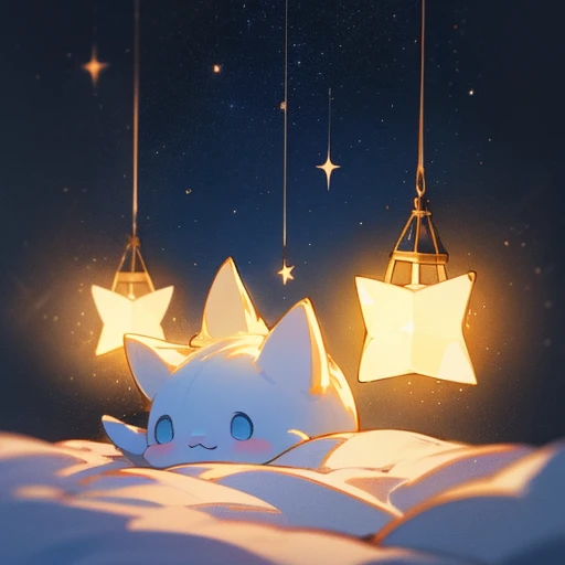 Cute stuffed(8k) .Nightsky.starry. light up. Inside.home.room