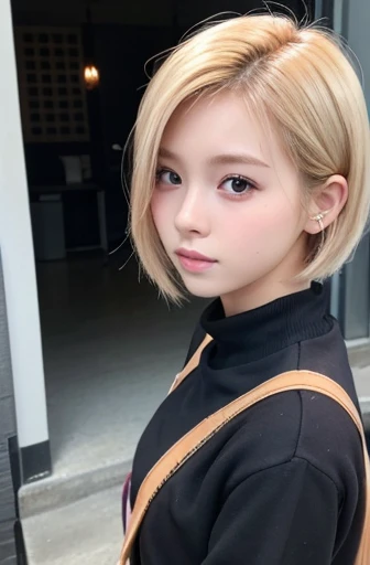 Hairstyles that look like Android 18、cute、girl、2nd year college student 、Japanese、