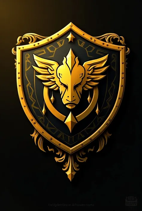 Shield for a team called Gold Boys
