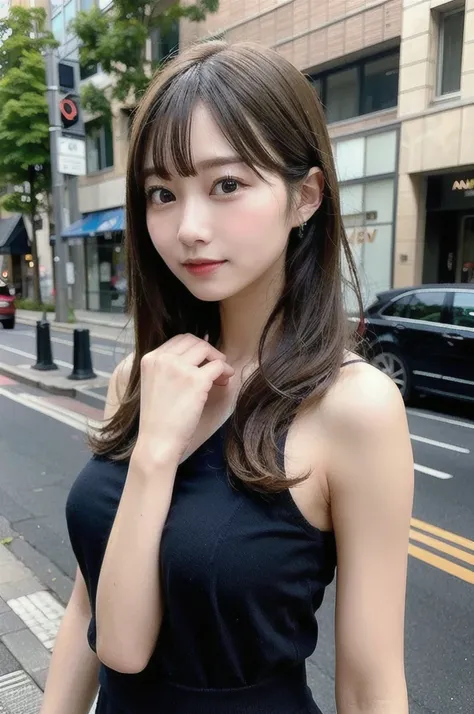 (8k, RAW Photos, Best Quality、masterpiece:1.2), (Realistic、Realistic:1.37), Korean Idol、20 years old、Ultra-detailed,  High Resolution , 1 girl,  Beautifully Detailed Faces 、narrow, ( slim waist ) :1.3)、 beautiful, detailed skin、 skin texture、Floating Hair、...