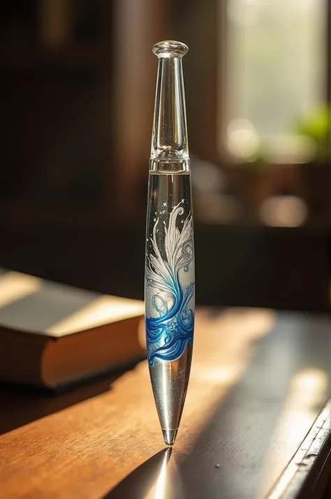 Create a pen made of glass