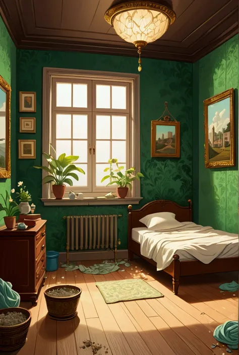 Illustration of a room that is too smelly