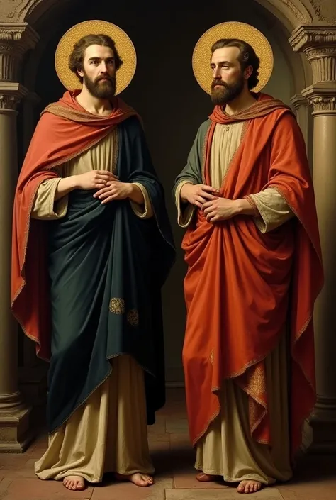 A religious image of Saints Crispim and Crispinian
