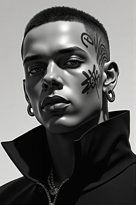 Generate a very stylish image of the artist  "Lil Skies"  that is good for a fan page of the artist