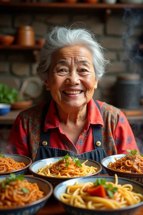 Advertising for the countrys noodle company Doña María 