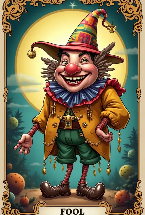 I want a buffoon  , I want a crazy being  , the fool tarot card