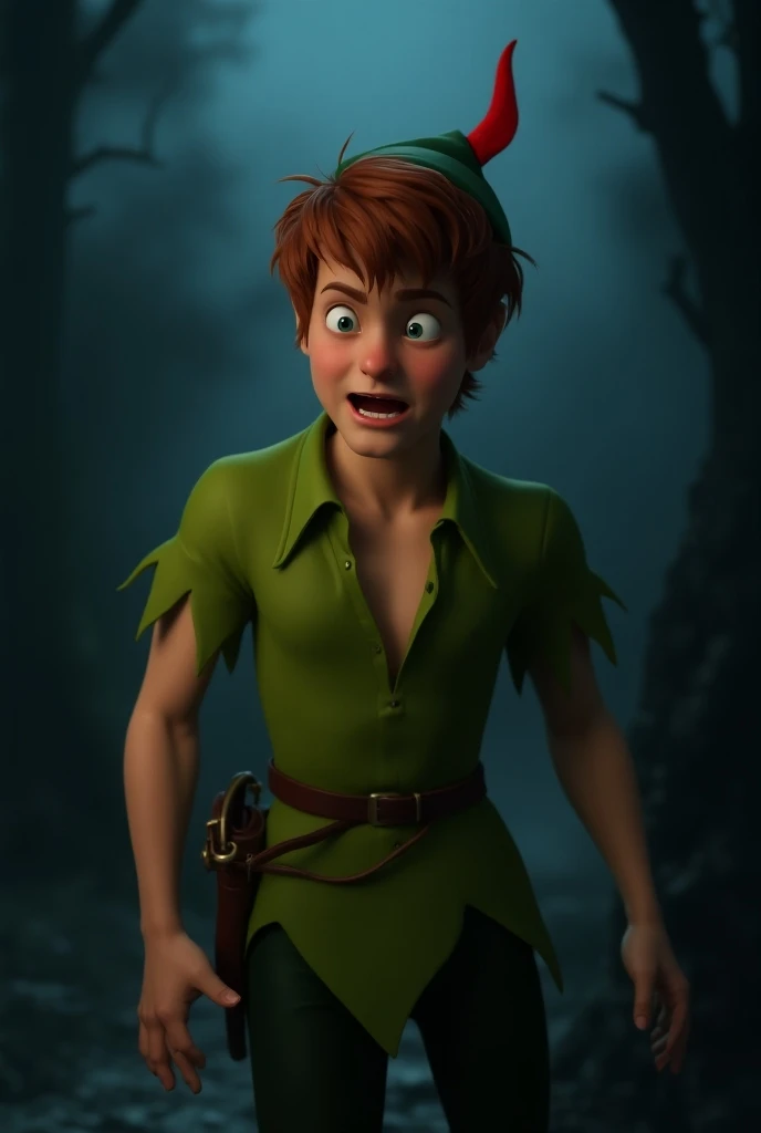 Peter Pan scared