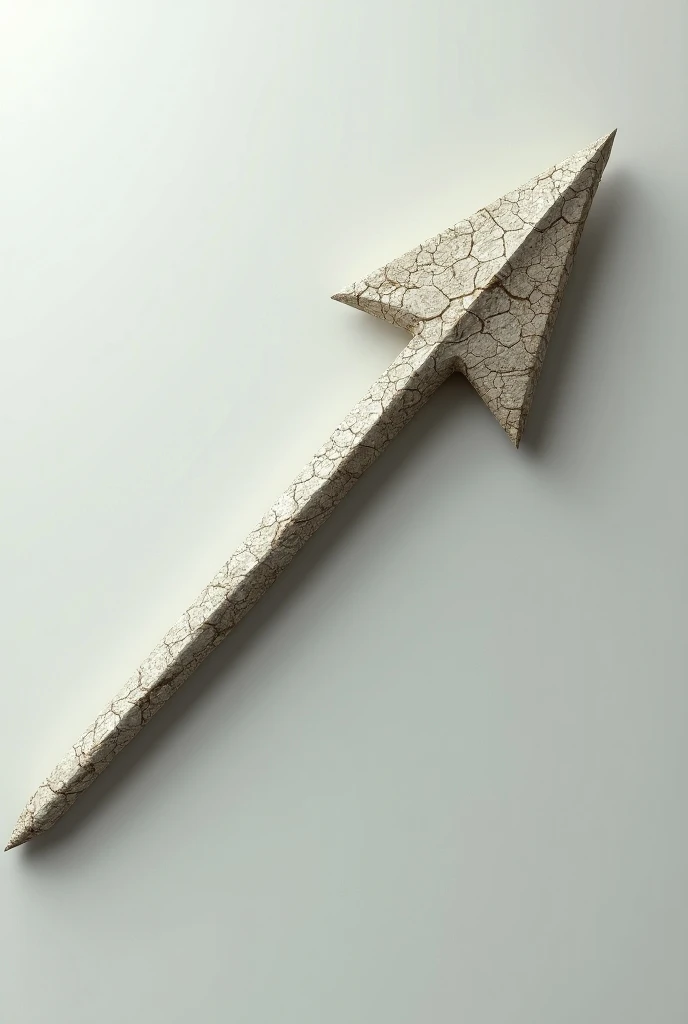 An arrow pointing to the right ,  with a texture similar to chameleon skin