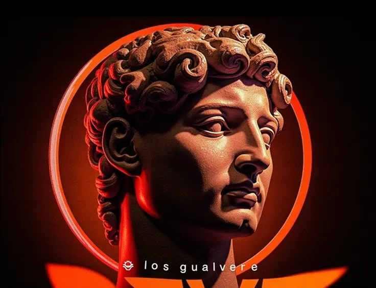 make this colors for a  stoic bust statue with powerful and defined features of this reference image, the image should resemble a powerful Greek statue