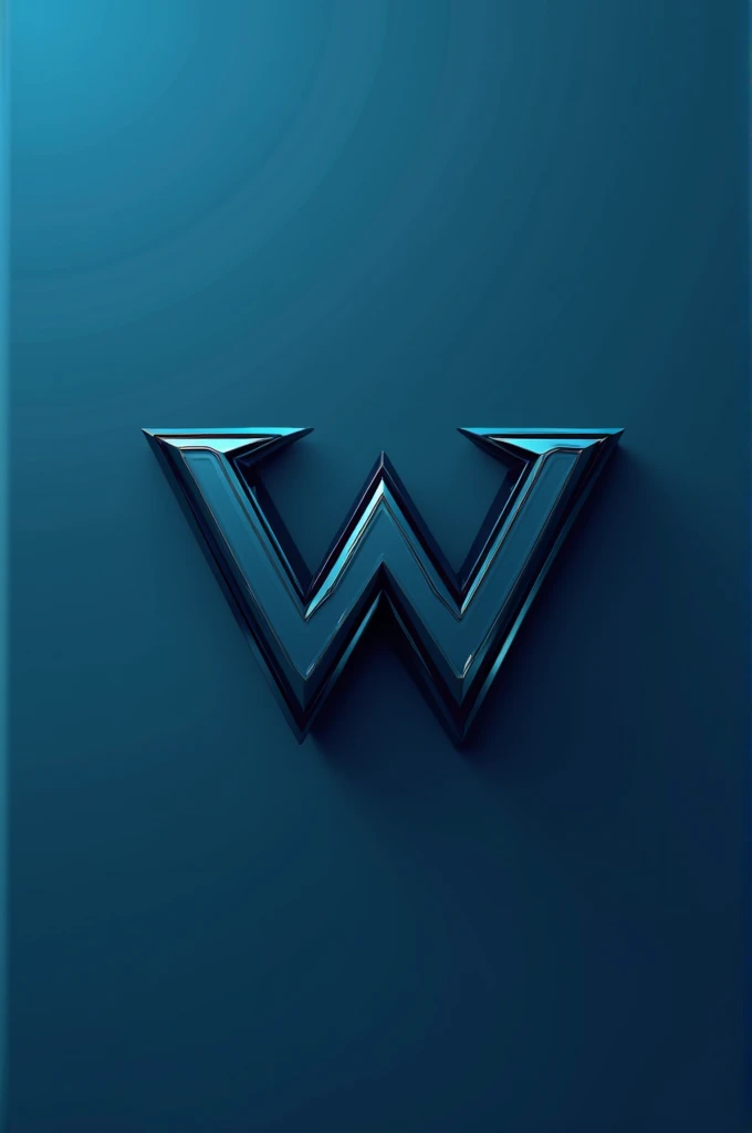 2d logo creation, blue tone, black, white, logo with letter WWI . sharp lines but also a bit soft 

