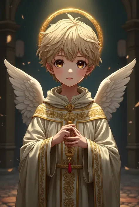 Anime style image of Saint Tarcísio