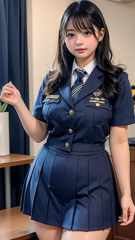 ((( Very cute)))、Thick body type、uniform