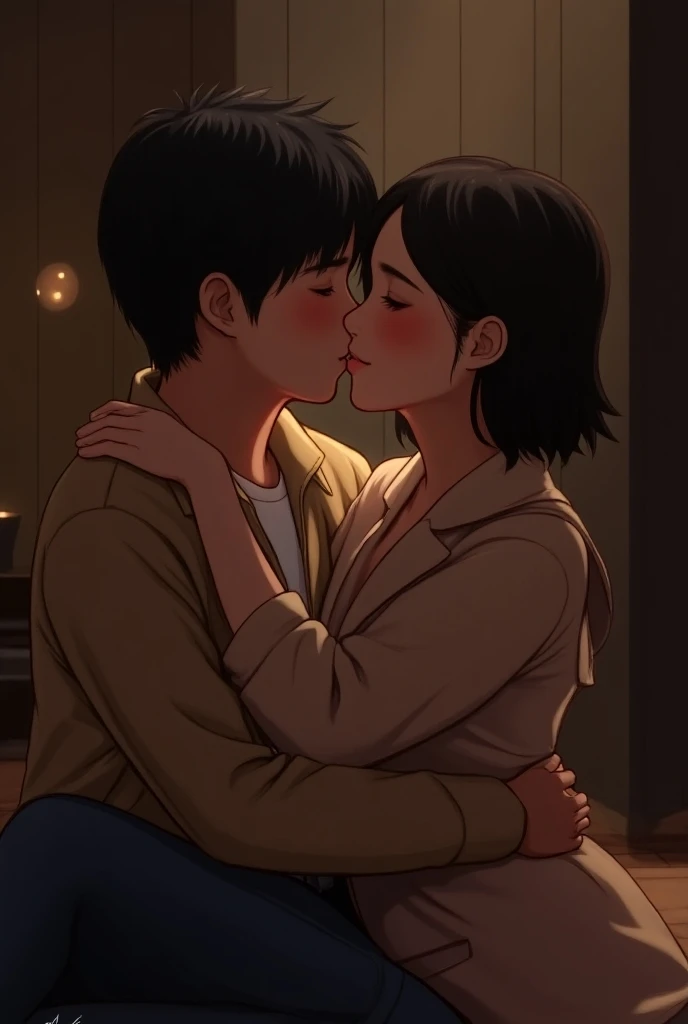 Jukook kissing me