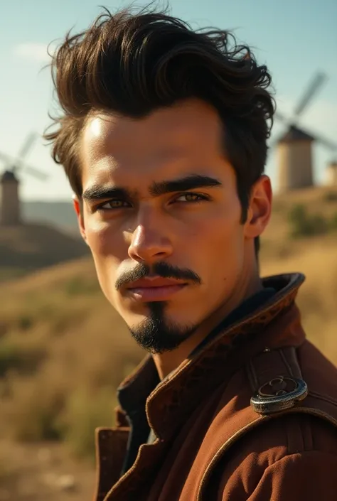 18-year-old Spanish man with the prettiest sexy goatee more like Don Quixote