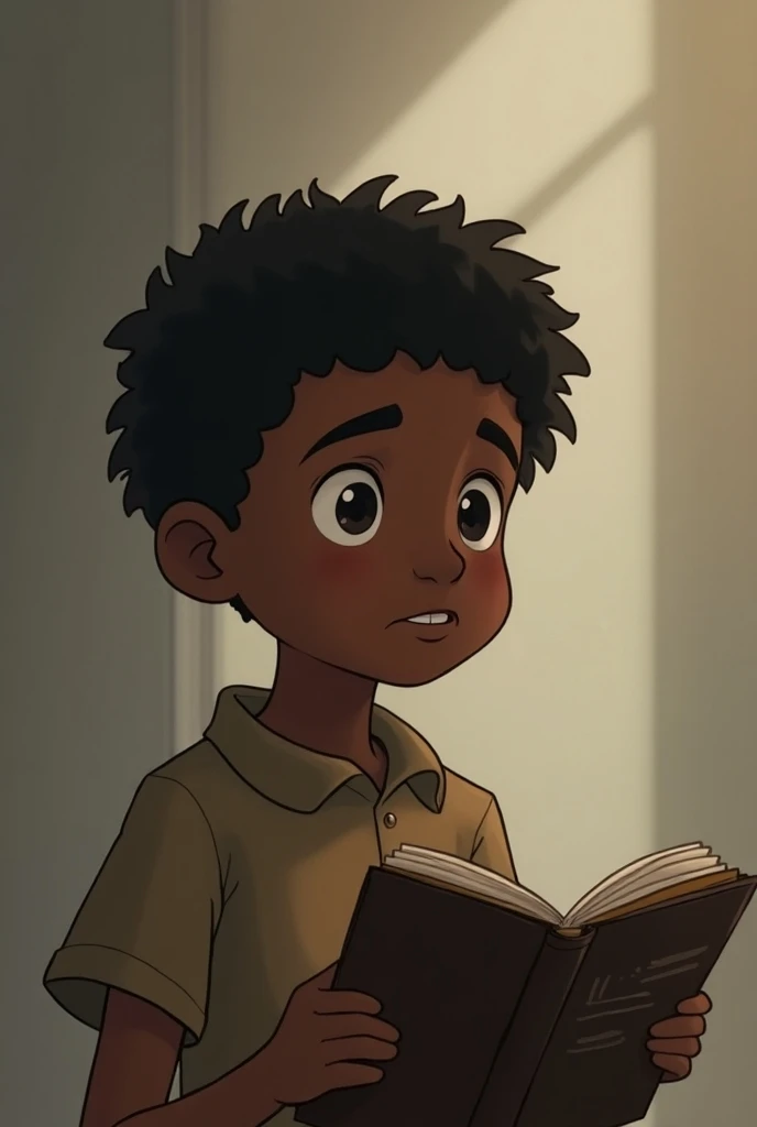 BLACK boy reciting realistic animated poetry