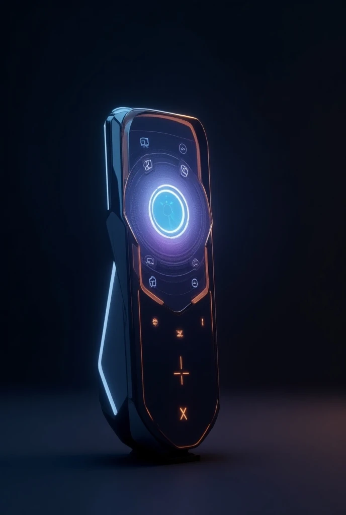 image of a television remote control with plasma shape, style and design 
Digital Android plasma digital cell phone