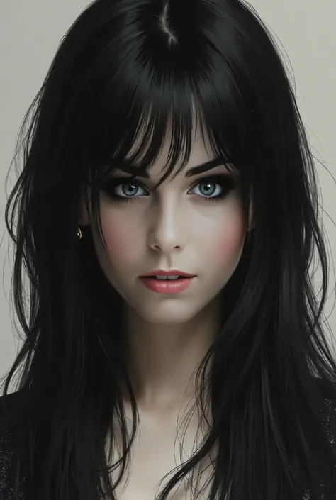 black hair girl 