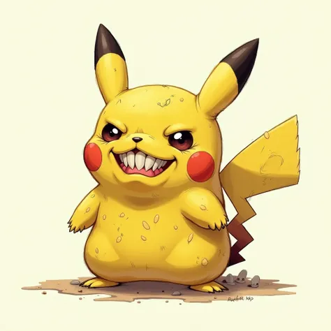 A really shitty Pikachu