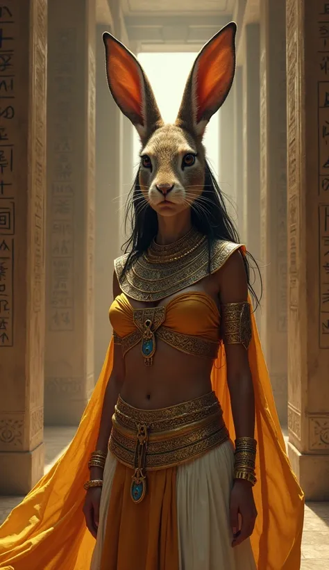 Egyptian deity Unut female rabbit complete in the pantheon 