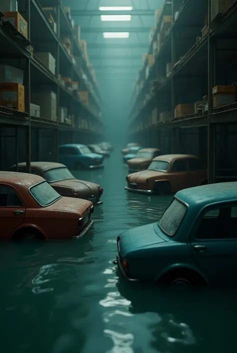 cars and shelf flooding