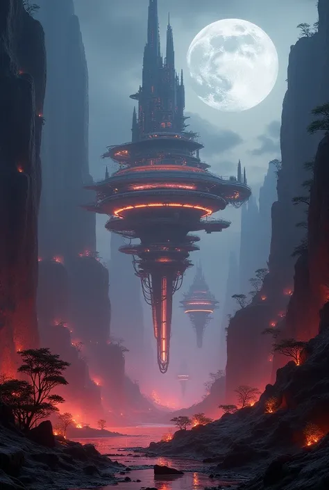 a highly detailed alien megacity floating in the venus atmosphere, elegant levitating skyscrapers and structures, advanced alien architecture,hot sulfuric surfaces, hyper-realistic, cinematic lighting, vibrant neon colors, dramatic sci-fi landscape, glowin...