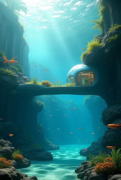 I would like it to be a space built inside the lagoon