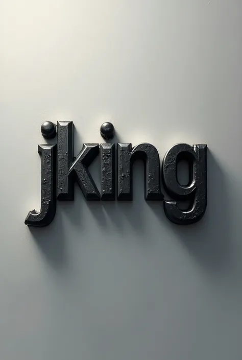 JKING text  painting type font 