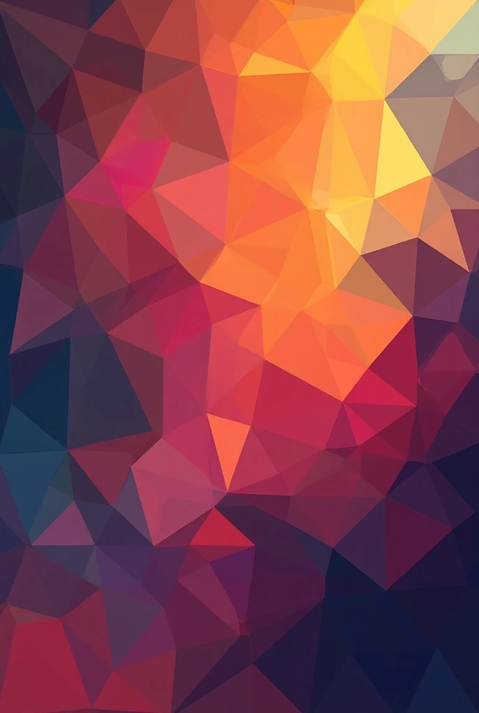 Background with 2D triangles
