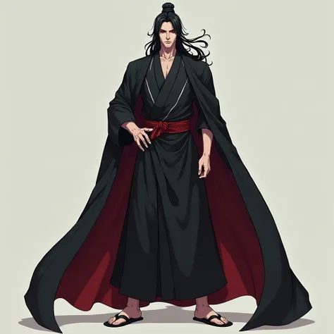  Dante Revenant is a tall young man  (1,90m), with a muscular and well-defined physique. Your hair is long, smooth and dark, tied in a unique way , with some loose threads,  transmitting style and practicality , Reminiscent of Miyamuras hair (horimiya). Hi...