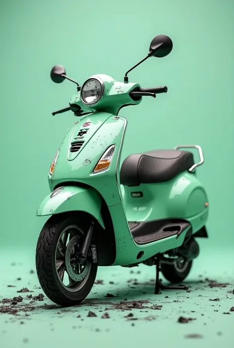 Indian Suzuki Access 125 ice green colour accident 
