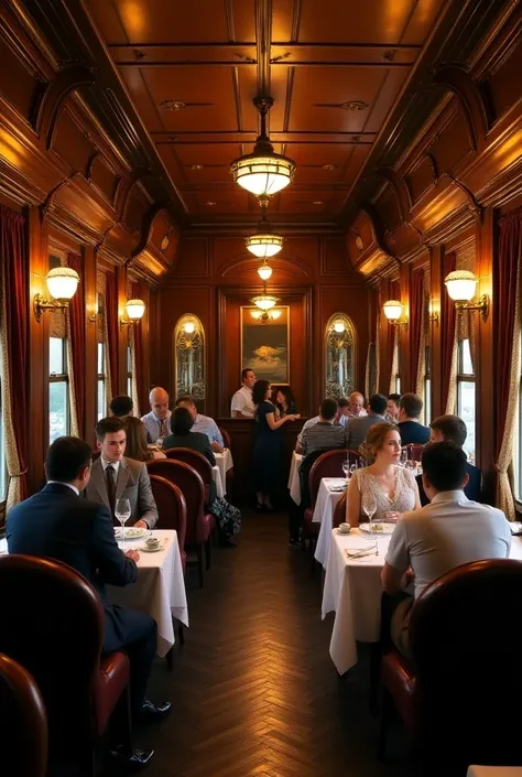 train restaurant facilities
