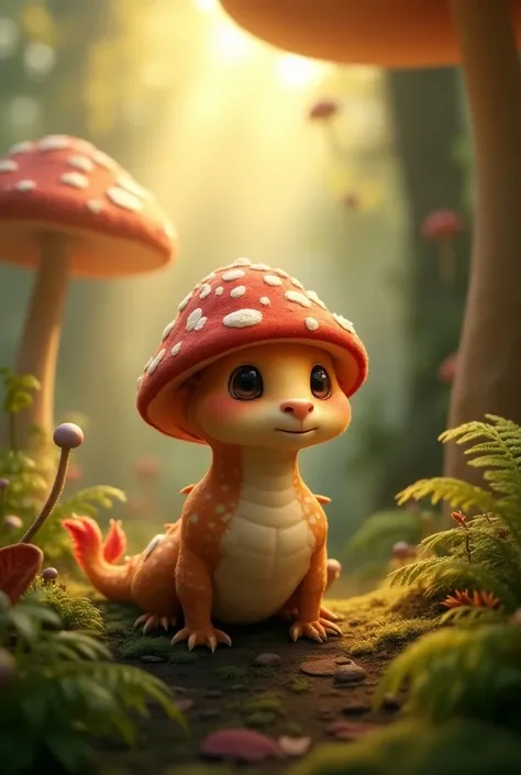 cute、Mushroom dragon