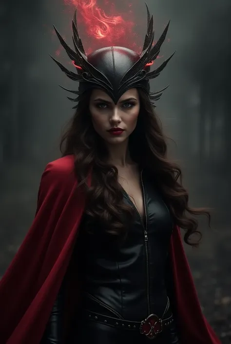 scarlett witch wanda maximoff head piece poster dark hold