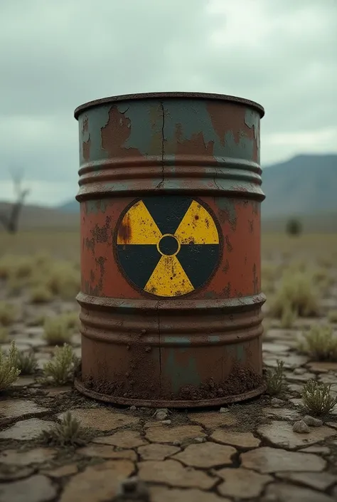 Nuclear Waste Barrel 