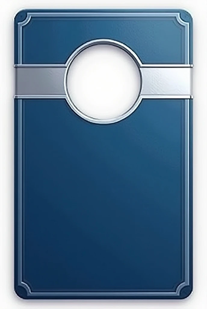 Do not disturb door hanger for hospital with silver and navy blue