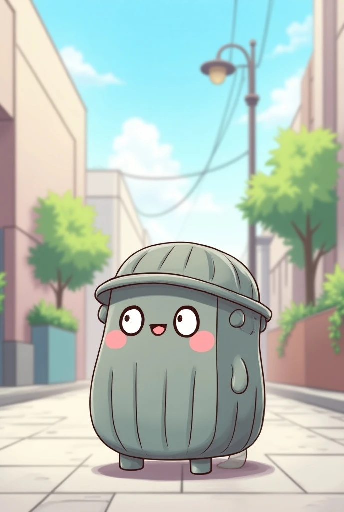 dustbin in anime

