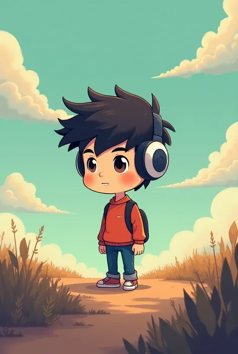 boy headset lofi