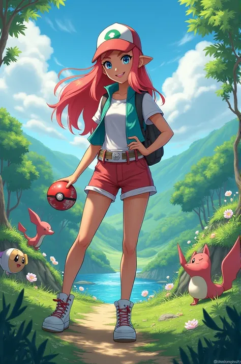 Sarina Pokemon girl trainer 